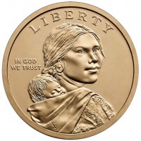 Монета США 1 доллар 2025 Мэри Кавене Пукуи