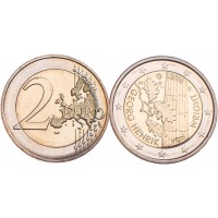 Монета Финляндия 2 евро 2016 Георг Хенрик фон Вригт