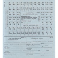 Набор продуктовых карточек СССР