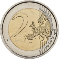 Монета Ватикан 2 евро 2023 Манцони