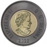 Канада 2 доллара 2022 в честь королевы Елизаветы II