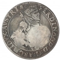 Копия Ефимок с признаком 1655 надчекан на талере Фердинанда