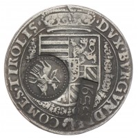 Копия Ефимок с признаком 1655 надчекан на талере Фердинанда