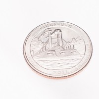 Монета США 25 центов 2011 Национальный парк Виксбург