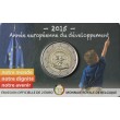 Бельгия 2 евро 2015 Европейский год развития (буклет)