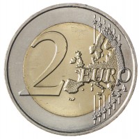 Монета Бельгия 2 евро 2015 Европейский год развития (буклет)