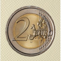 Монета Ватикан 2 евро 2017 1950 лет мученической смерти святых Петра и Павла (буклет)