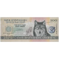 Банкнота США 100 долларов штат Аляска — сувенирная банкнота