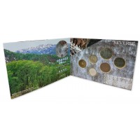 Япония годовой набор монет 1995 Сираками-Санти