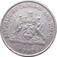 Тринидад и Тобаго 25 центов 1983