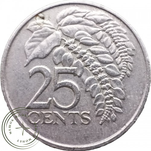 Тринидад и Тобаго 25 центов 1983 — 93701068-5