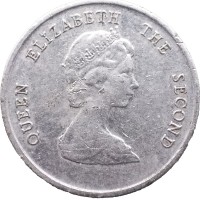 Монета Восточные карибы 10 центов 1995