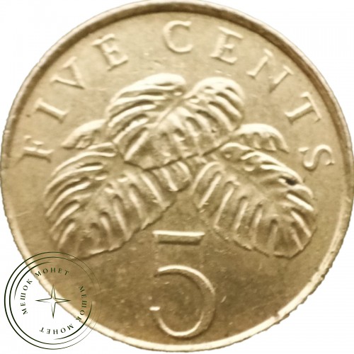 Сингапур 5 центов 1995 — 937043885