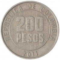 Колумбия 200 песо 2011