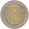 Колумбия 500 песо 2006