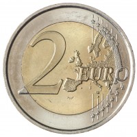 Монета Испания 2 евро 2007 Римский договор