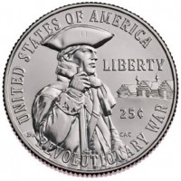 США 25 центов 2026 Война за независимость