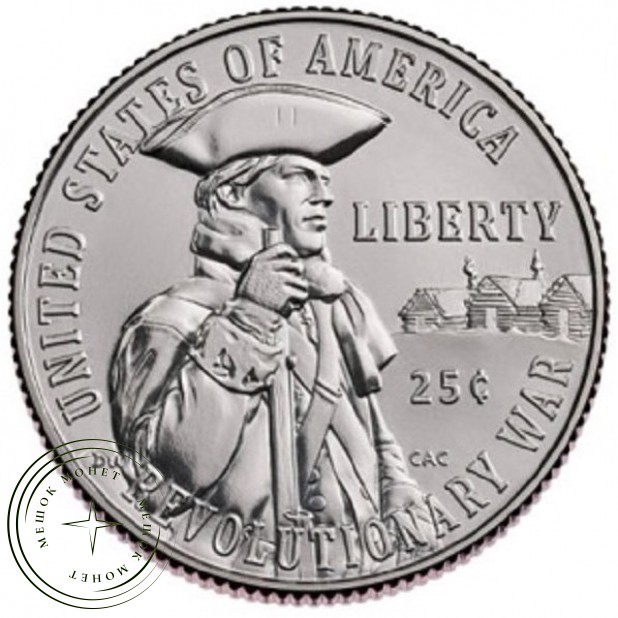 США 25 центов 2026 Война за независимость — 937046396