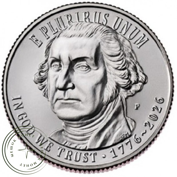 США 25 центов 2026 Война за независимость — 937046396