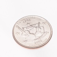 Монета США 25 центов 2002 Теннесси