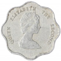 Монета Восточные карибы 5 центов 1994