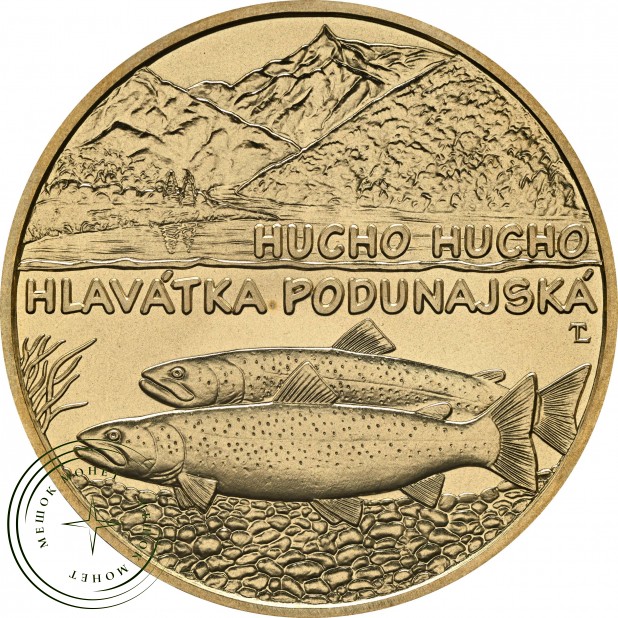 Словакия 5 евро 2025 Дунайский лосось — 937045544