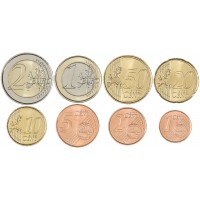 Испания Годовой набор монет евро 2025 (8 шт)
