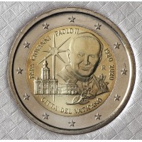 Монета Ватикан 2 евро 2020 Иоанн Павел II