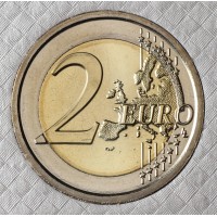 Монета Ватикан 2 евро 2020 Иоанн Павел II