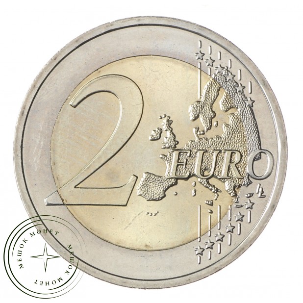 Финляндия 2 евро 2020 Вяйнё Линна