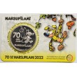 Бельгия 5 евро 2022 70-летие Марсупилами тип 1