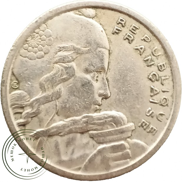 Франция 100 франков 1954