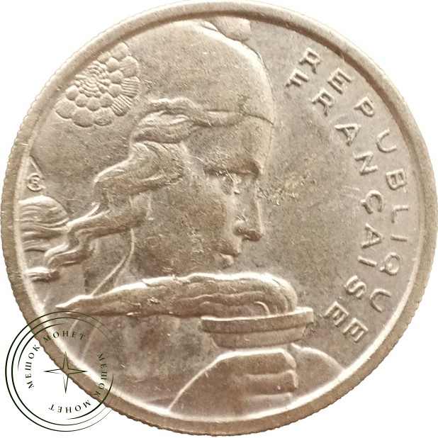 Франция 100 франков 1955