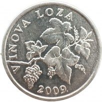Монета Хорватия 2 липы 2009