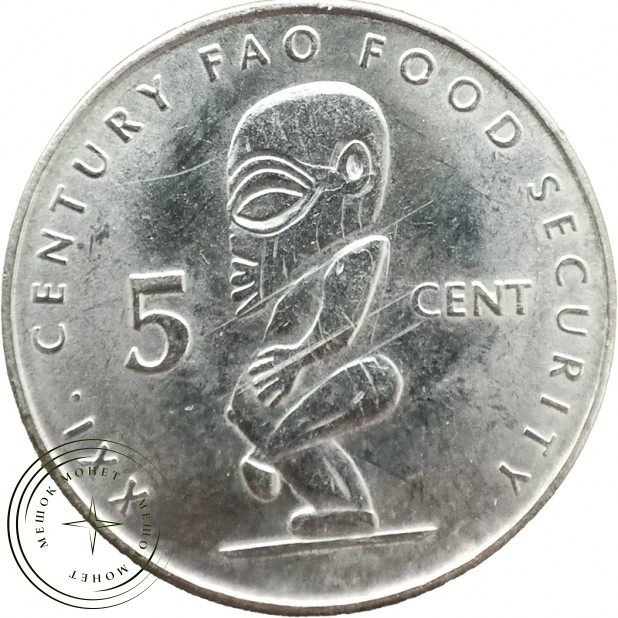 Острова Кука 5 центов 2000