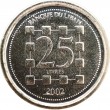 Ливан 25 ливр 2002