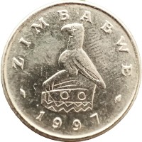 Монета Зимбабве 5 центов 1997
