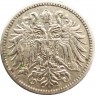 Австрия 10 геллеров 1895