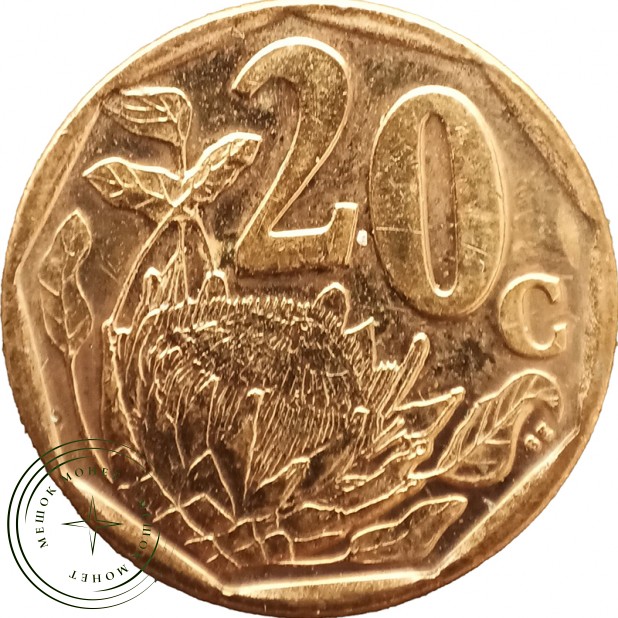 ЮАР 20 центов 2016