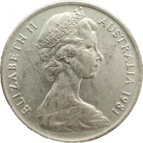 Австралия 10 центов 1981