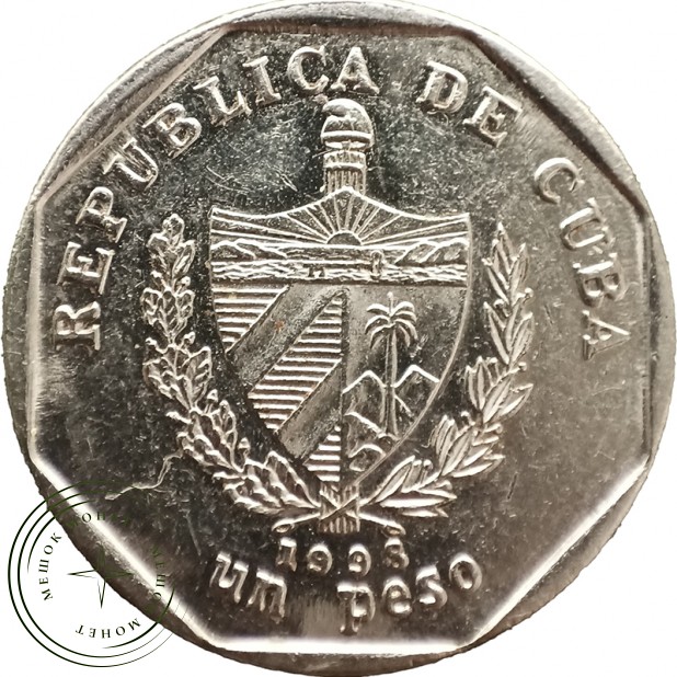 Куба 1 песо 1998