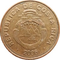 Монета Коста-Рика 100 колонов 2006