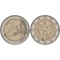 Монета Германия 2 евро 2024 Конституция Паульскирхе