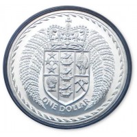 Новая Зеландия 1 доллар 1967 Proof-like