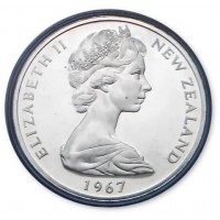 Новая Зеландия 1 доллар 1967 Proof-like