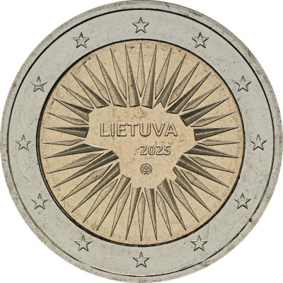 Литва 2 евро 2025 Оборона