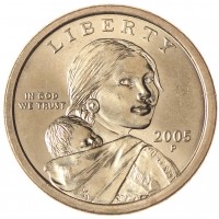 США 1 доллар 2005 Парящий орёл