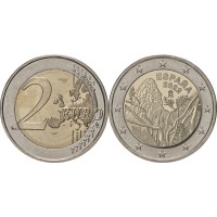 Монета Испания 2 евро 2022 Национальный парк Гарахона