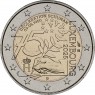 Люксембург 2 евро 2025 75-я годовщина Декларации Шумана