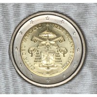 Монета Ватикан 2 евро 2013 Вакантный престол (буклет)